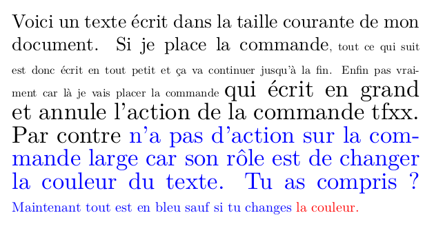 résultat du code
