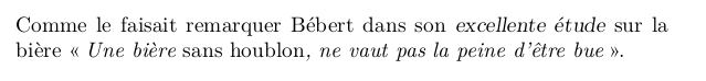 résultat du code