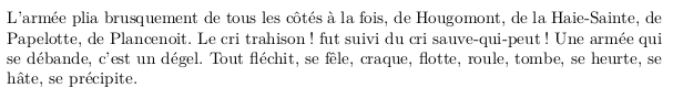résultat du code