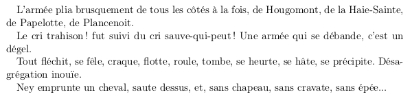 résultat du code