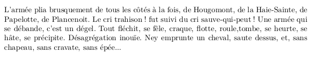 résultat du code